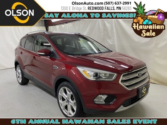 Used 2019 Ford Escape Titanium with VIN 1FMCU9J98KUA20037 for sale in Redwood Falls, Minnesota