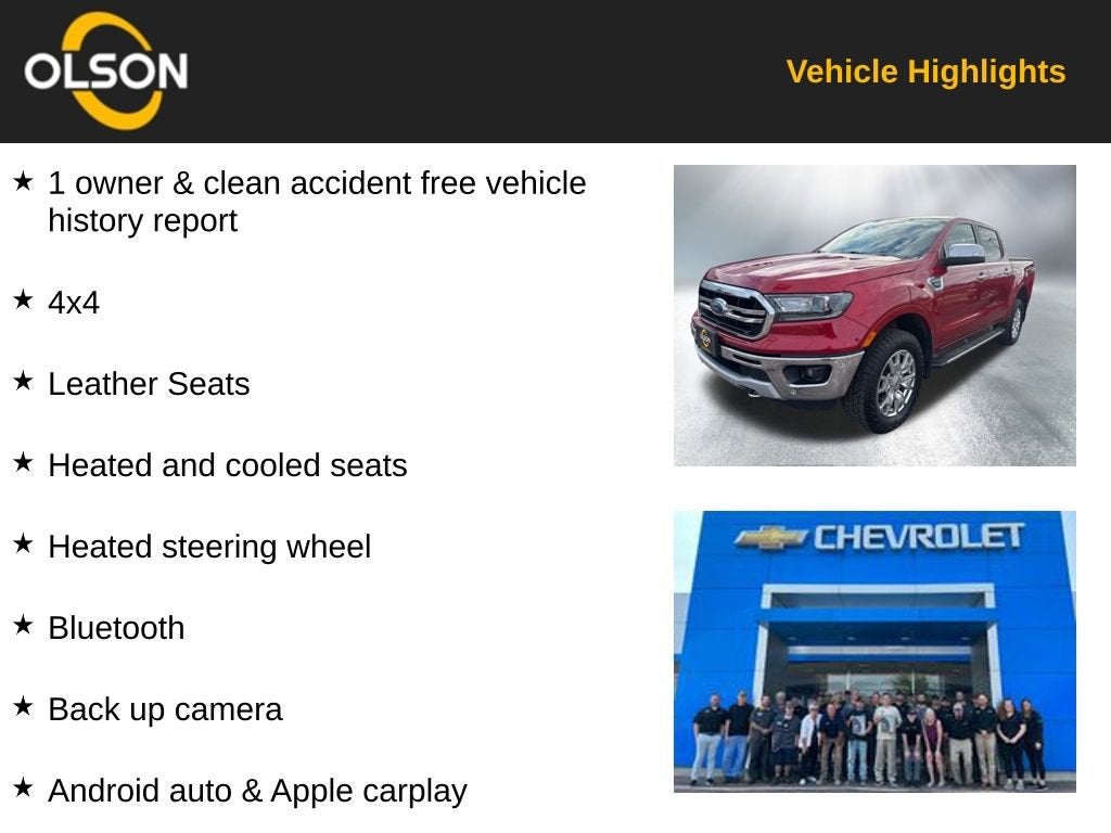 2020 Ford Ranger LARIAT