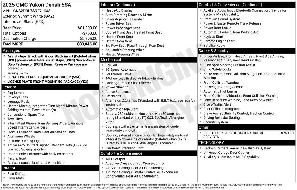 2025 GMC Yukon Denali