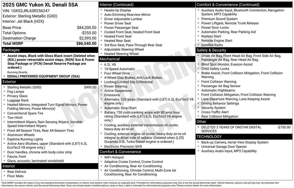 2025 GMC Yukon XL Denali