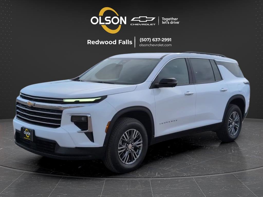 Used 2025 Chevrolet Traverse LT with VIN 1GNEVGRS9SJ277691 for sale in Redwood Falls, Minnesota