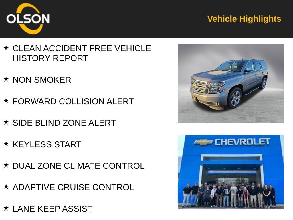 Used 2020 Chevrolet Tahoe Premier with VIN 1GNSKCKCXLR134923 for sale in Redwood Falls, Minnesota