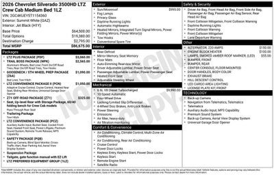 2026 Chevrolet Silverado 3500 HD LTZ