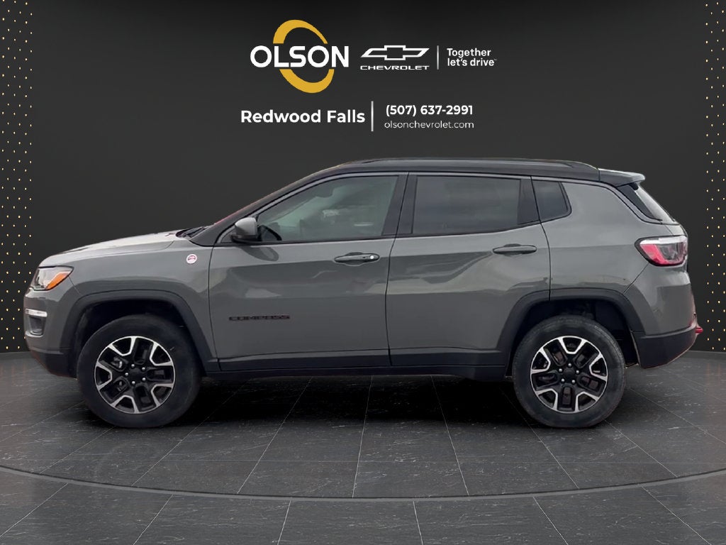 Used 2021 Jeep Compass Trailhawk with VIN 3C4NJDDB7MT541559 for sale in Redwood Falls, Minnesota