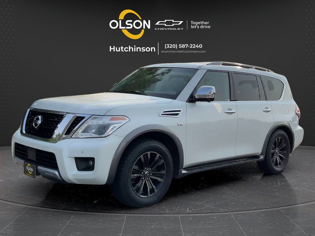 Used 2017 Nissan Armada Platinum with VIN JN8AY2NE9H9707820 for sale in Redwood Falls, Minnesota