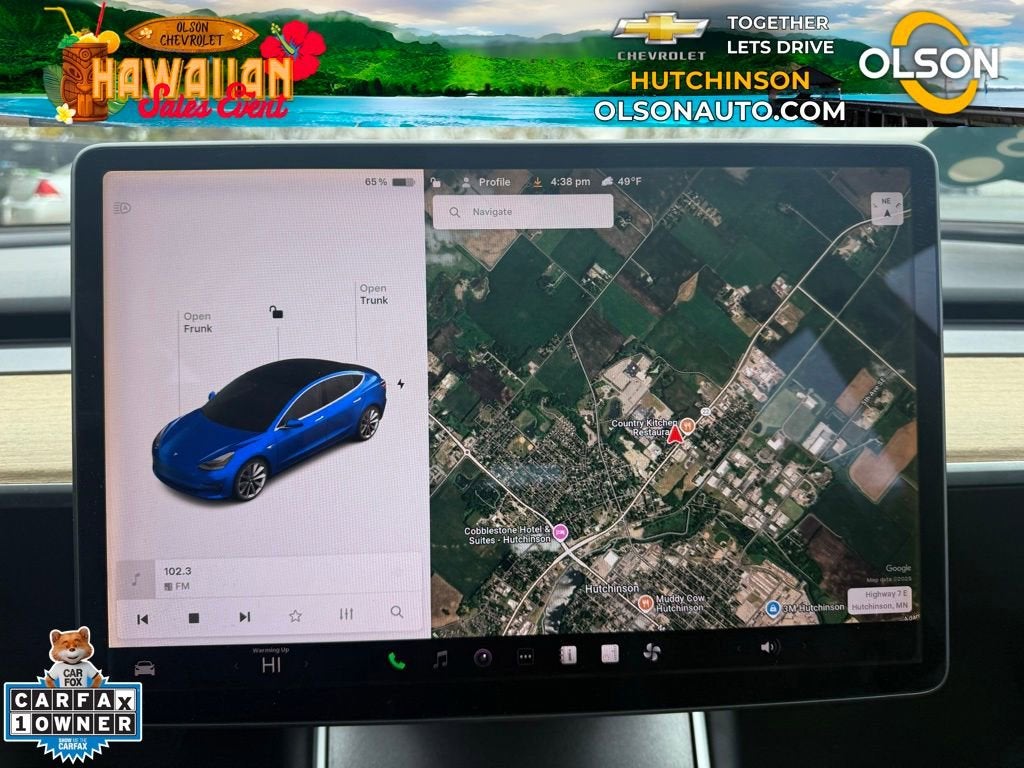 2018 Tesla Model 3 Long Range Battery