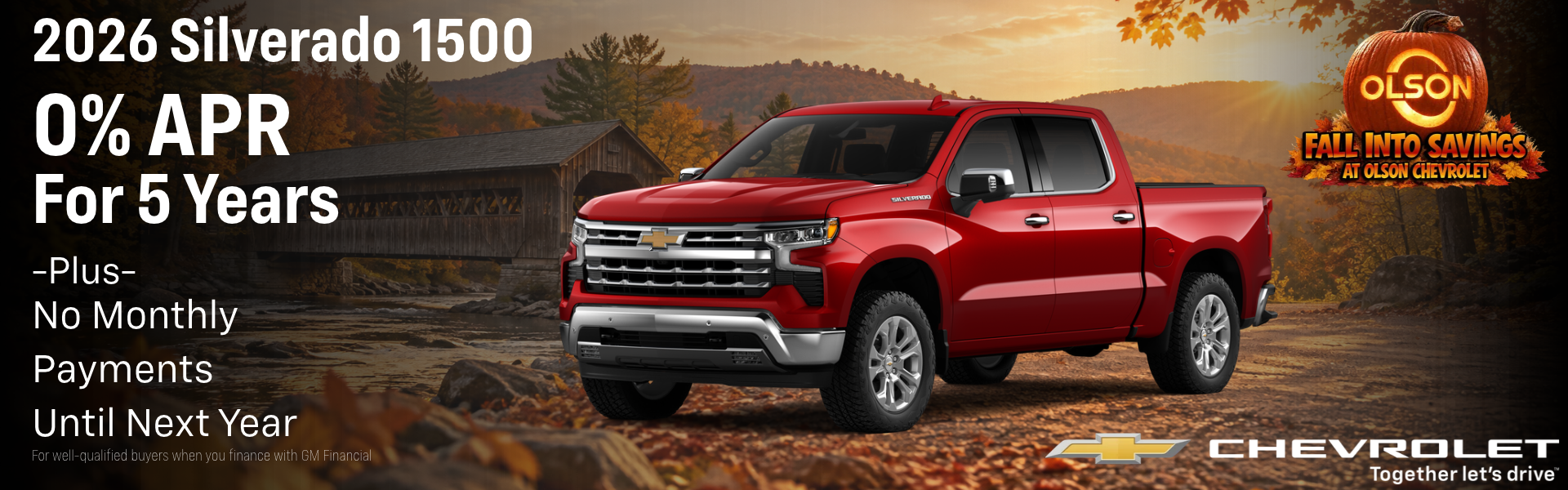 OCTOBER - Silverado Savings 0% APR