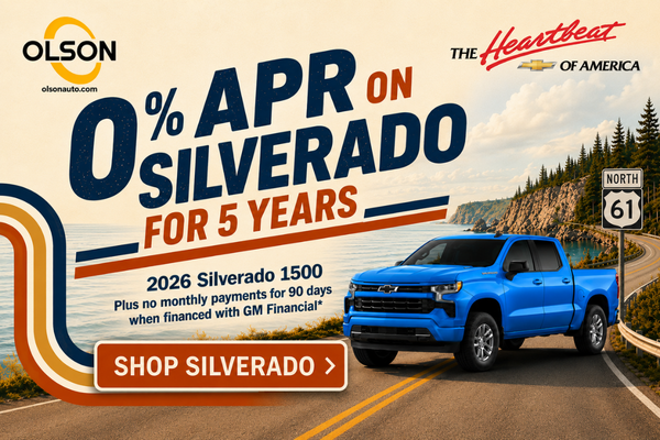 0% apr for 60 months on New Silverado 1500