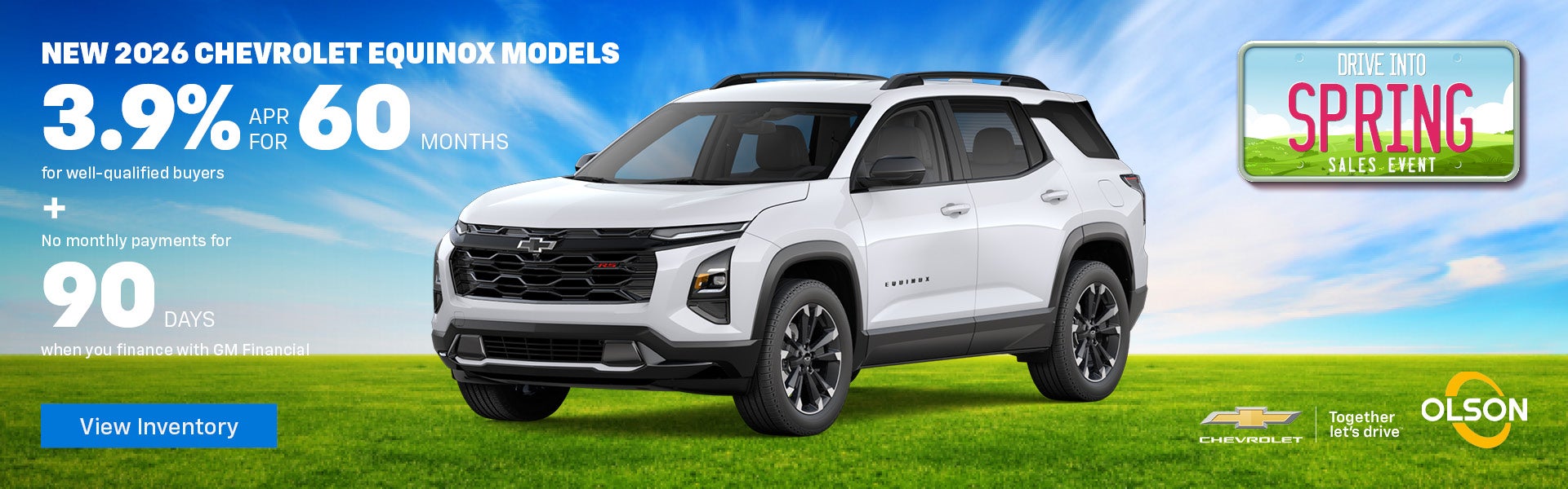 Select New 2026 Chevrolet Equinox Models