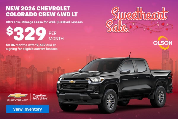 New 2026 Chevrolet Colorado Crew 4WD LT