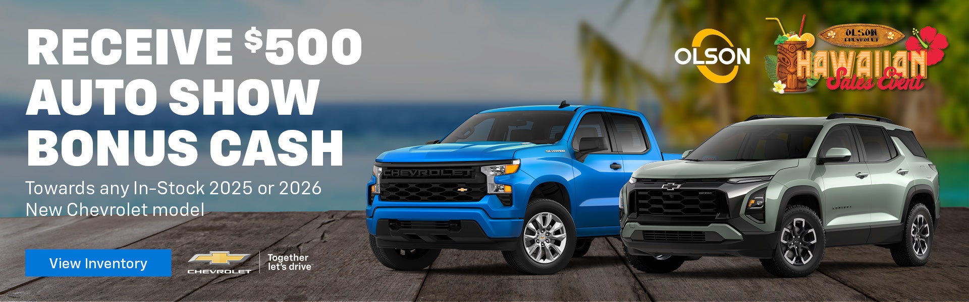 Receive $500 Auto Show Bonus Cash Towards Any in-Stock 2025 