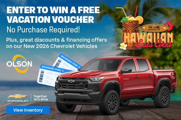 Enter To Win A Free Vacation Voucher—No Purchase Required!
